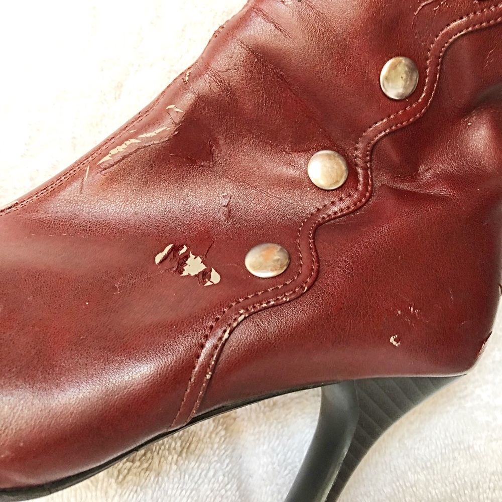 Predictions - Red/Rust heeled bootie - Picture 10 of 10